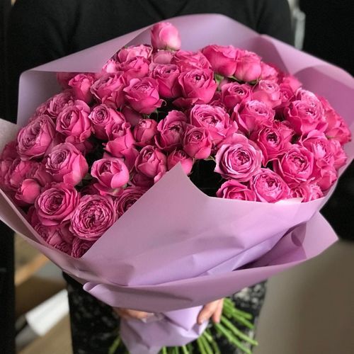 29 Пионовидных Розовых Роз