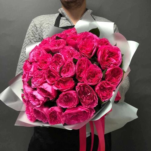 Букет Из 39 Розовых Роз