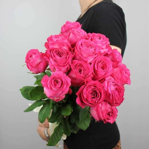 Букет Из 15 Розовых Роз Аква
